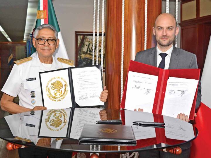 México y Francia fijan alianza contra el narco; Semar suscribe convenio