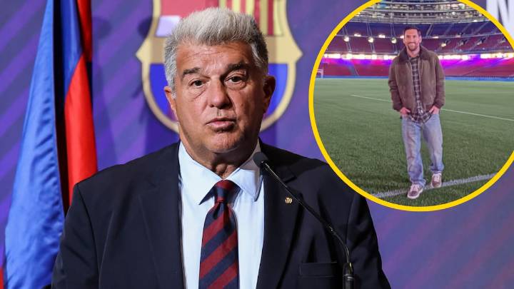 "Es la herida que más duele a los culés": la visita sorpresa de Messi al Camp Nou evidencia su relación con Laporta
