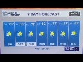 10 Weather: Thursday night forecast