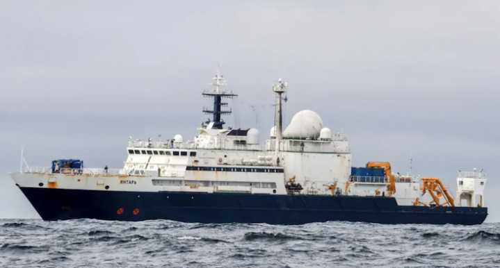 Russia's spy ship is a warning to Britain