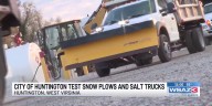 City of Huntington tests snowplows and salt trucks