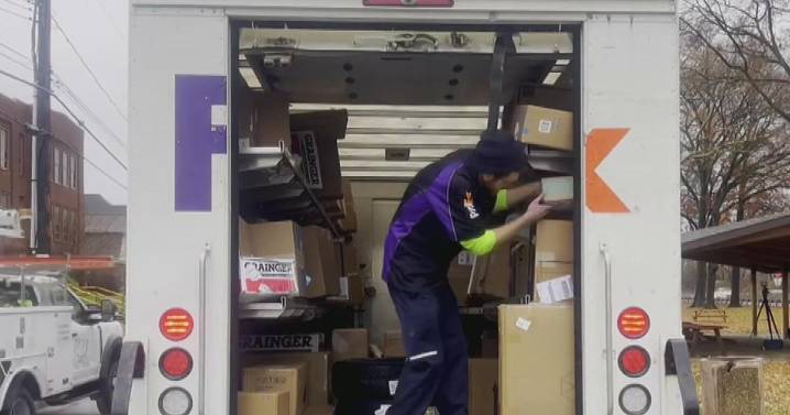 FedEx driver credited with calling firefighters to burning Harmony Township home