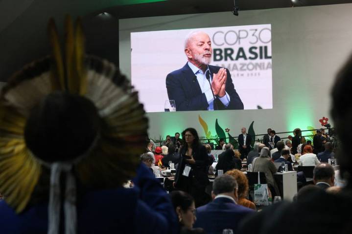 What are world leaders saying at climate summit in Brazil?