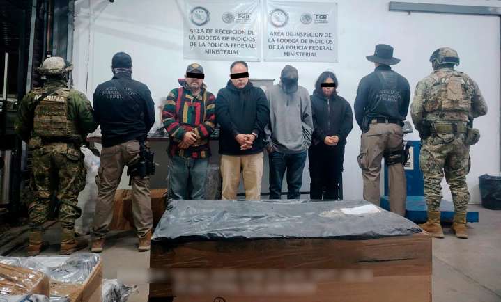 Caen 9 presuntos miembros de célula de trasiego de droga en Jalisco