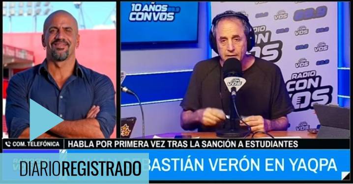 Verón habló con Tenembaum: “No terminan bien estas cosas, puede terminar con un descenso, con malos arbitrajes“