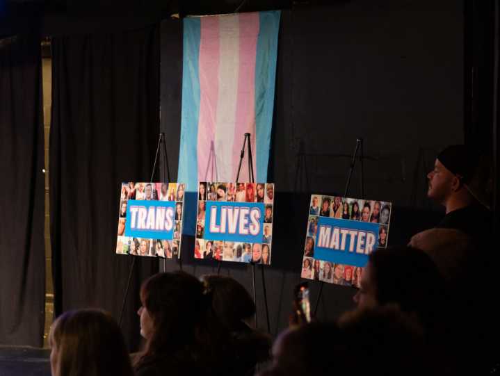 ‘You’re always inside with us’: Crowd joins Transgender Day of Remembrance in central Vancouver