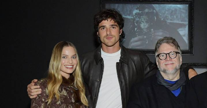 Margot Robbie Meets Up with Jacob Elordi in an Archival Jacket