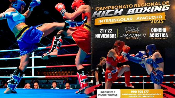 Ayacucho se prepara para el “Campeonato regional Inter escolar de kickboxing”