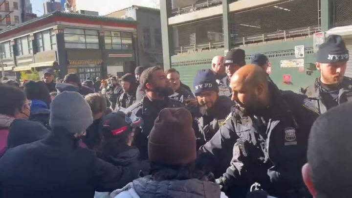 Multiple arrests made at Chinatown protest, police say