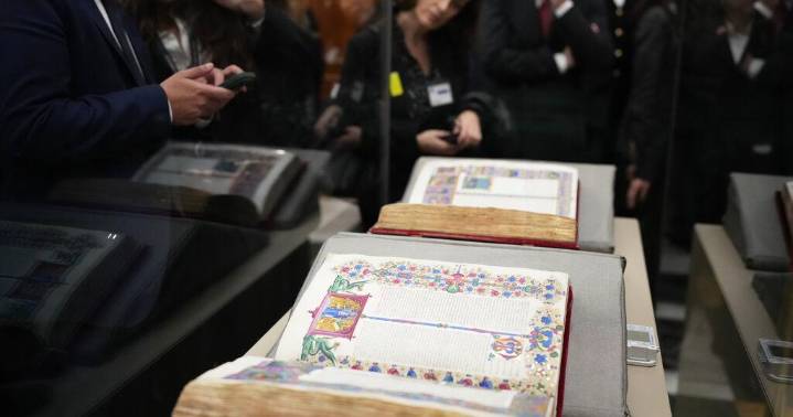 Bible described as the ‘Mona Lisa of illuminated manuscripts’ goes on display in Rome
