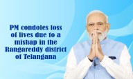 PM condoles loss of lives due to a mishap in the Rangareddy district of Telangana
