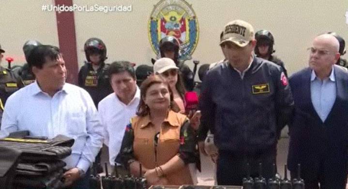 Trujillo: presidente José Jerí entrega equipos de seguridad a la Policía Nacional