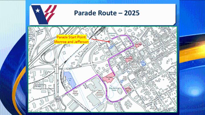 Veterans Day Parade to bring road closures to downtown Huntsville