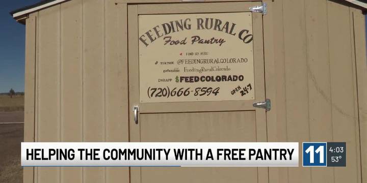 WATCH: Colorado man turns driveway into free food pantry, receives international support