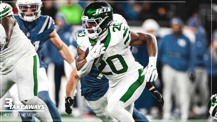 3 Takeaways | Jets Outgain Patriots on the Ground, but Lack of Offensive Production Was 'On Us Not Making Plays'