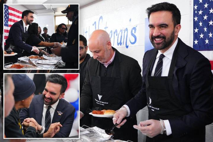 Anti-parade Zohran Mamdani touts affordable housing agenda as he meets with servicemen on Veterans Day