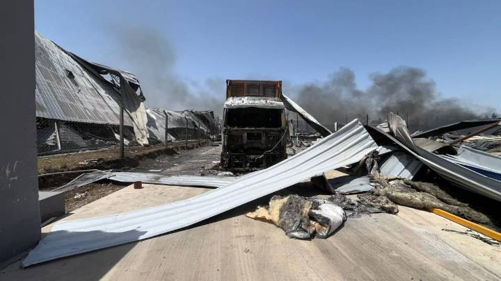 "Una postal de posguerra". Las dos posibilidades que se barajan para las empresas que fueron destruidas por la explosión