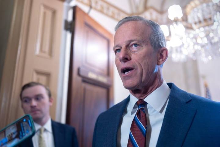 Thune teases quick Senate passage of Epstein resolution