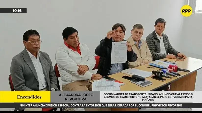 Anuncian que al menos ocho gremios de transportes no se sumarán al paro del martes 4 de noviembre