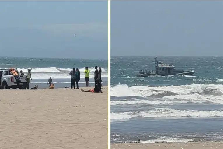 Buscan a un adolescente argentino que fue arrastrado por el mar en Chile