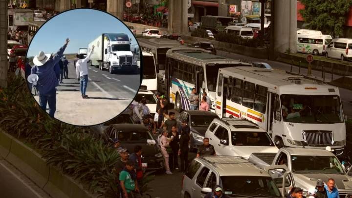 Estos son los bloqueos carreteros para hoy, sábado 8 de noviembre