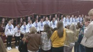 BACK-TO-BACK: Hawley Volleyball Returns to Celebrate with Community