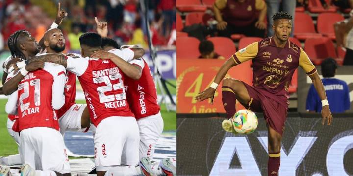 Así quedó la tabla del cuadrangular B en la Liga BetPlay II-2025 tras la fecha 2: Santa Fe celebró el empate de Tolima vs. Bucaramanga