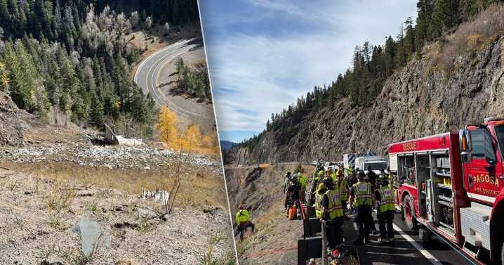 Semi driver dies after truck crashes down mountainside on Wolf Creek Pass