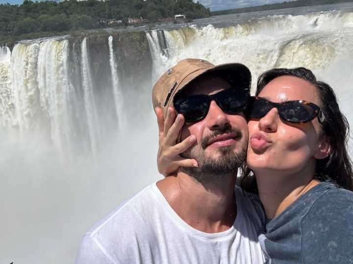 Las paradisíacas vacaciones de Flor Jazmín Peña y Nico Occhiato en Cataratas del Iguazú: todas las fotos