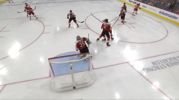 Jonathan Huberdeau scores twice to lift Flames over Flyers 2