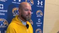 Kent State football coach Mark Carney discusses win over Akron