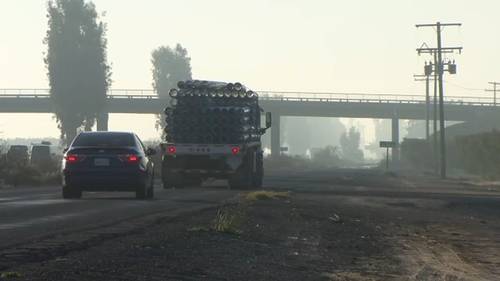 Bicyclist dies after colliding with a milk tanker in Tulare County