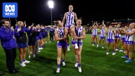 Kangaroos not offended Hawthorn players missed Jasmine Garner's guard of honour after 100th AFLW game