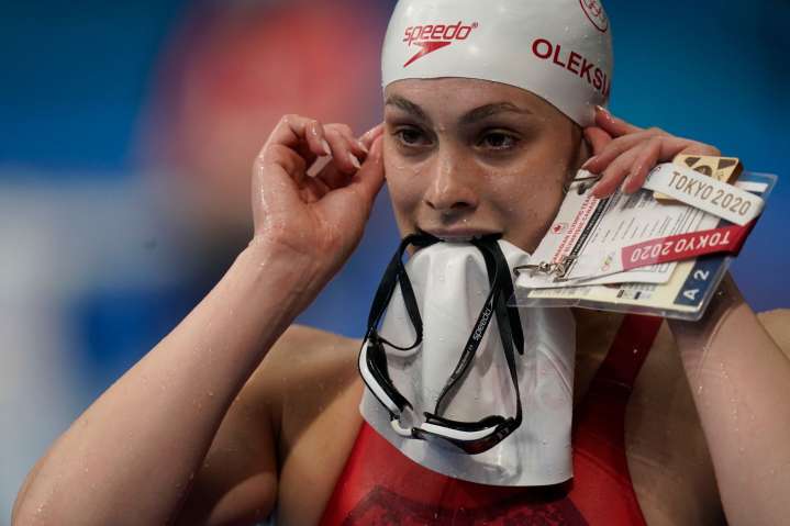 Canadian Olympic legend Penny Oleksiak banned from swimming for two years