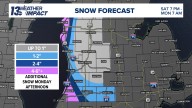 Heavy, localized lake-effect snow Sunday into Monday