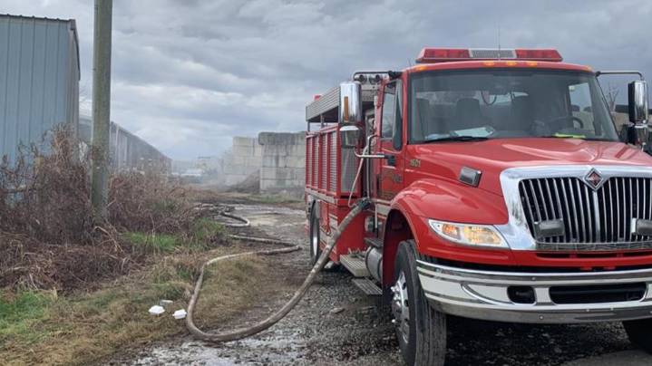 Hundreds of bales of hay burned in Fogleman Dairy Farm fire