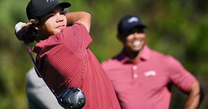 Tiger Woods' son is an All-American as Charlie honored by American Junior Golf Association