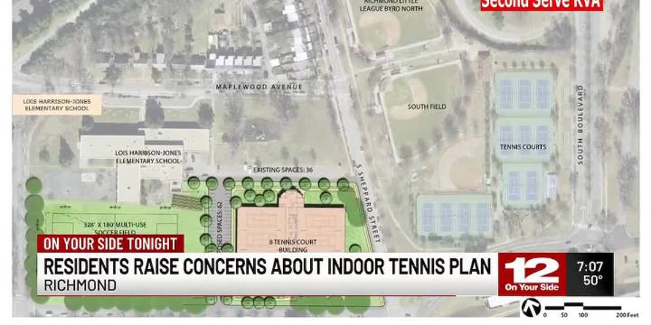 Richmond residents voice concerns about loss of green space if proposed indoor tennis facility gets approved