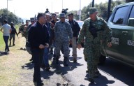 Durante recorrido en Uruapan anuncia Harfuch capacitación a policías municipales