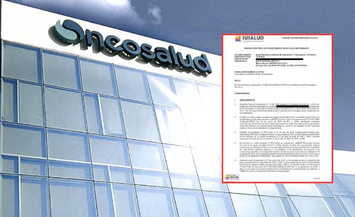 SUSALUD multa a Oncosalud con más de S/540 mil por negar fármaco oncológico vital a paciente con cobertura integral