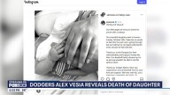Alex Vesia, wife share news about baby