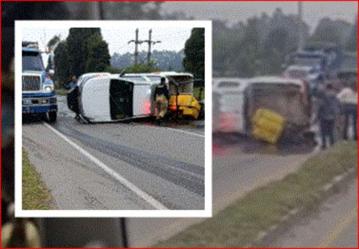 Fatal accidente en la vía Zipaquirá-Ubaté: un muerto y 3 heridos