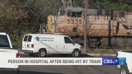 Pedestrian hospitalized after getting hit by train in Tyler