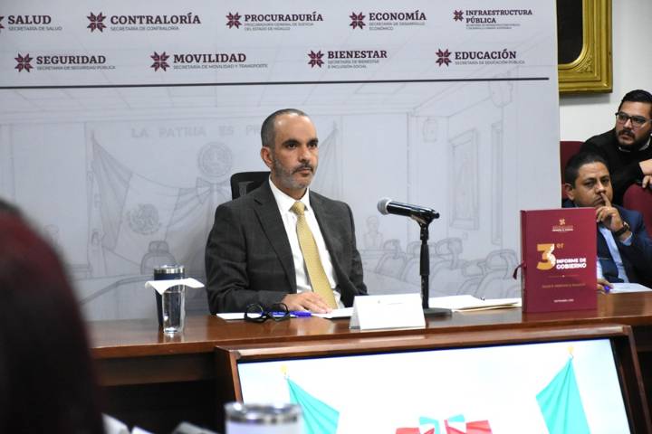 Francisco Fernández Hasbun, encargado del despacho de la PGJEH, comparece ante el Congreso y resalta modernización tecnológica