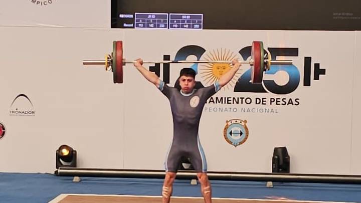 Pablo Tahir se consagró campeón nacional en Levantamiento de Pesas