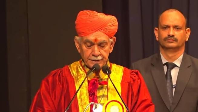Universities are no longer merely the gatekeepers of new knowledge: LG Manoj Sinha