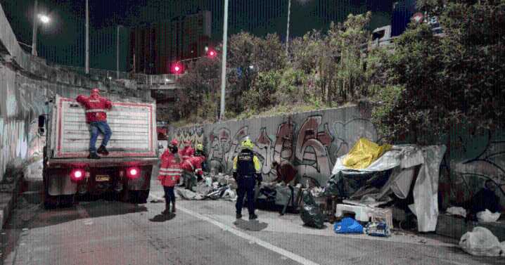Operativos en Teusaquillo recuperan 4.000 m² de espacio público en la calle 26