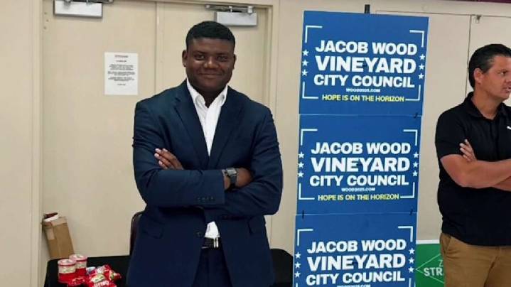 24-year-old makes history as Vineyard's youngest — and first Black — City Council member