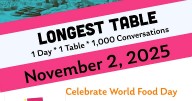 Connect with Evansville neighbors at free Longest Table dinner