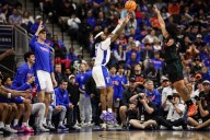 No. 10 Florida overcomes foul trouble from big men Condon and Chinyelu to beat Miami 82